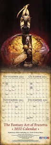 FANTASY ART OF FRAZETTA: BARBARIANS & WARRIORS - 2022 CALENDAR SELLERS PUBLISHING