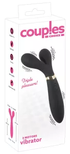 Coup!es Choice 3 Motors Vibrator Black ORION