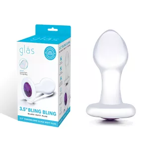 Glas Bling Bling Glass Butt Plug GLÄS