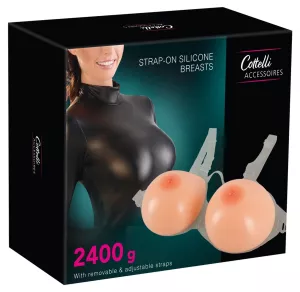 Cottelli Collection accessoires Silicone Breasts with Straps 2400g ORION