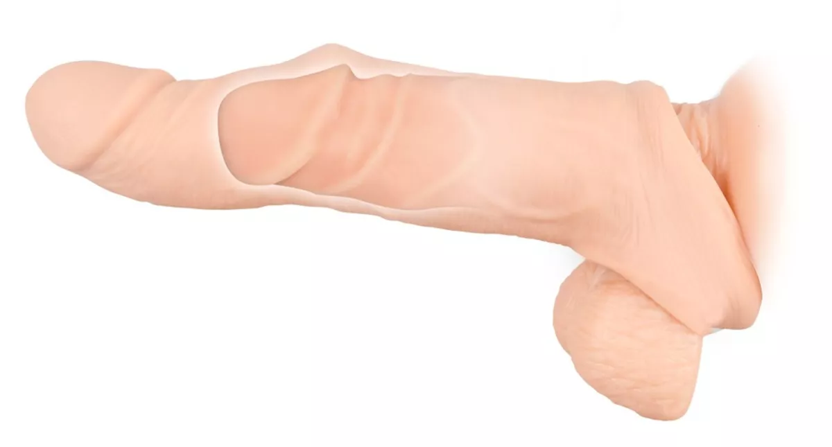 Nature Skin Penis Sleeve with Extension 21 cm ORION