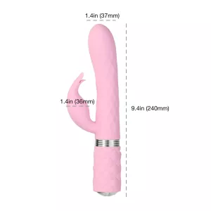 Pillow Talk Lively Rabbit Vibrator Pink