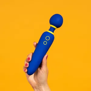 ROMP Flip Wand Massager Blue