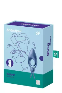 Satisfyer Sniper cock ring - blue