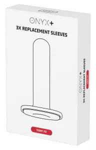 Kiiroo Onyx + Replacement Sleeve 3 Pack Tight Fit