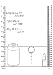 Ouch! Silicone Plug & Cock Ring Set Urethral Sounding