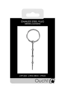 Ouch! Silicone Plug & Cock Ring Set Urethral Sounding