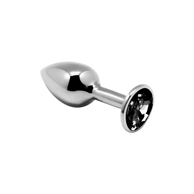 Alive Mini Metal Butt Plug Anal Pleasure Black S SILEXD