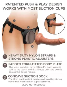 Elite KCE Comfy Body Dock Strap-On H King Cock