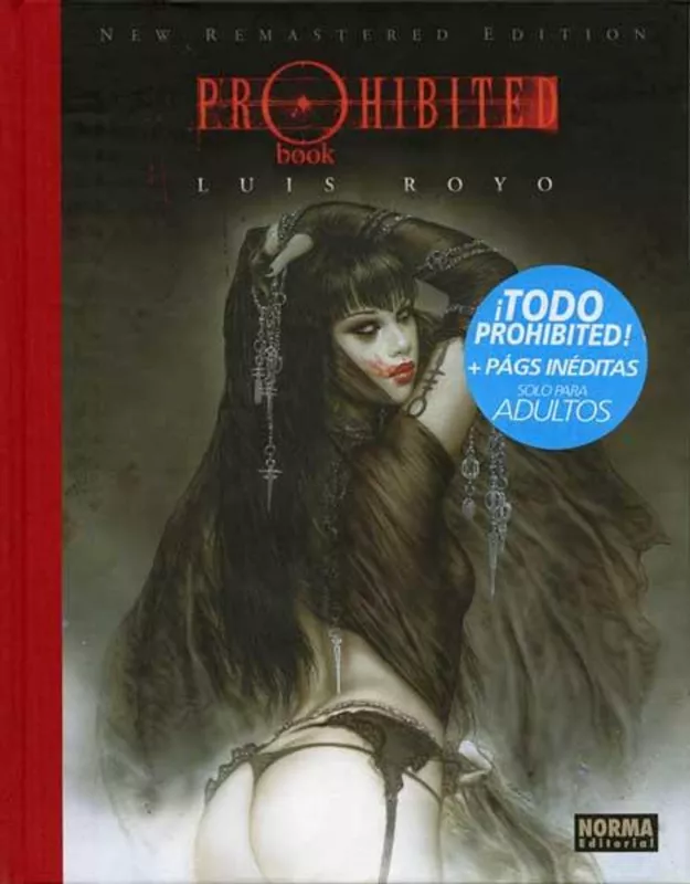 Luis Royo PROHIBITED BOOK NEW REMASTERED EDITION NORMA EDITORIAL