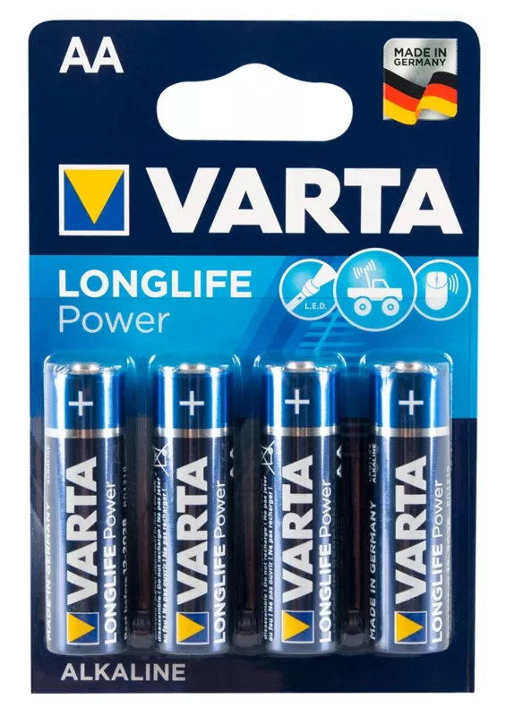 4 Varta AA Baterie SCALA