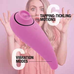 FeelzToys FemmeGasm Tapping & Tickling Vibrator Pink FEELZ TOYS