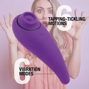 FeelzToys FemmeGasm Tapping & Tickling Vibrator Purple FEELZ TOYS