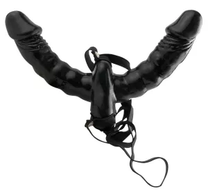 Fetish Fantasy Vibrating Double Delight Strap-On