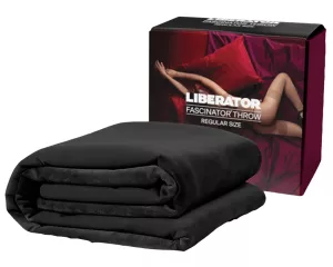 Nepromokavé prostěradlo Fascinator Throw černé LIBERATOR