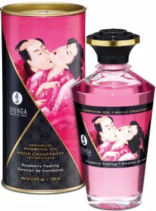 Shunga Aphrodisiac Warming Oil Raspberry Feeling 100ml