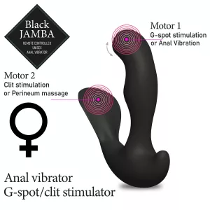 FeelzToys Black Jamba Anal Vibrator FEELZ TOYS