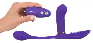 GoGasm Pussy & Ass Vibrator Purple