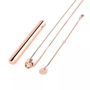 Le Wand Vibrating Necklace Rose Gold