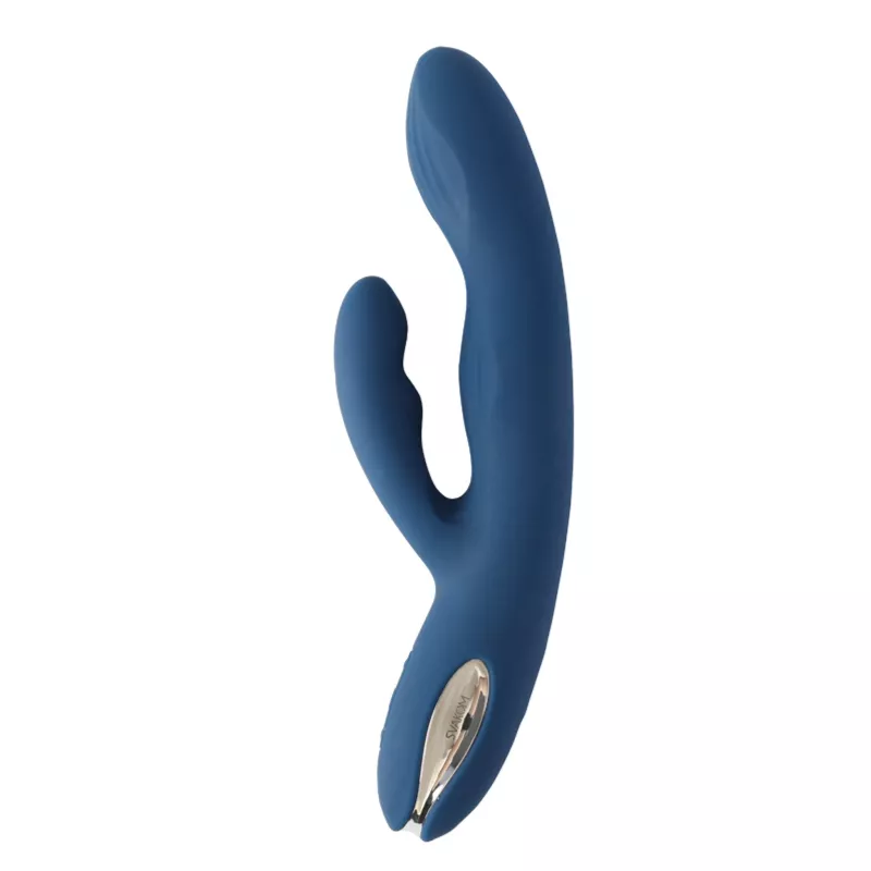 Svakom Aylin Powerful Pulsating Dual-Headed Vibrator Dark Blue