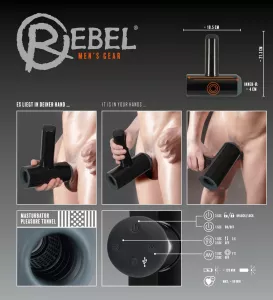 Rebel Masturbator with 2 Functions ORION