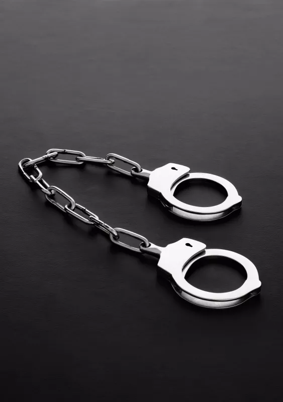 Triune Peerless Link Chain Handcuffs SHOTS TOYS