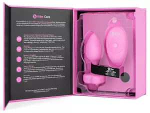 b-Vibe Vibrating Heart Plug S/M Pink