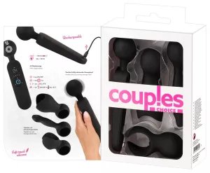 Couples Choice Wand Vibrator with 3 Attachments ORION