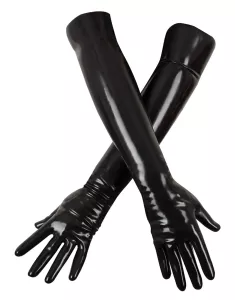LateX Chlorinated Latex Gloves Black | L, M, S, XL