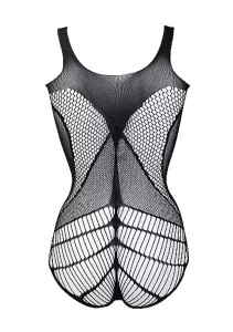 Le Désir Contrast Net Teddy Black LE DESIR