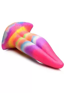 Creature Cocks Glow in the Dark Unicorn Tongue Silicone Dildo MASTER SERIES