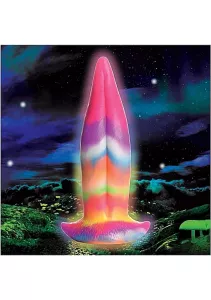 Creature Cocks Glow in the Dark Unicorn Tongue Silicone Dildo MASTER SERIES