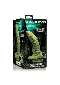 Creature Cocks Swamp Monster Scaly Silicone Dildo MASTER SERIES