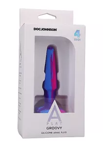 Doc Johnson A-play Groovy Silicone Anal Plug 10 cm