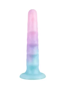 Lola Flow Unicorn silikonové dildo s vroubky 17 cm LOLA GAMES