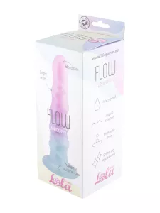 Lola Flow Unicorn silikonové dildo s vroubky 17 cm LOLA GAMES