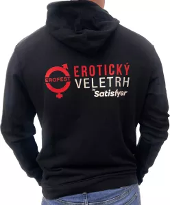 Pánská mikina erotický veletrh vzor hračky EROFEST