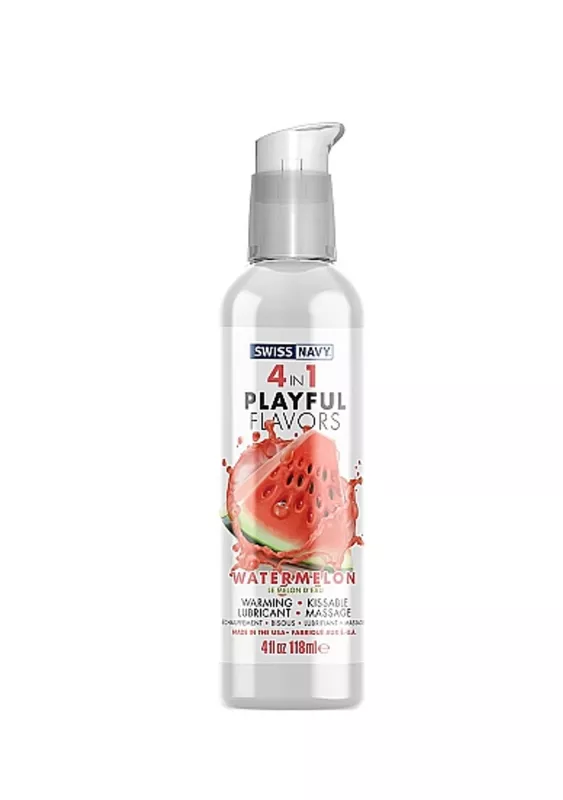 Swiss Navy Playful 4 in1 lubrikační gel Watermelon Flavor 118 ml