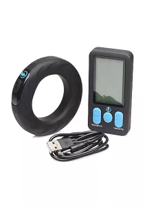 Zeus Electrosex E-Stim Pro Silicone Cock Ring Vibe with Remote XR BRANDS