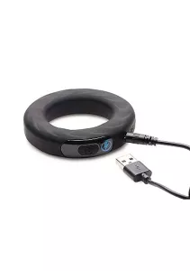 Zeus Electrosex E-Stim Pro Silicone Cock Ring Vibe with Remote XR BRANDS