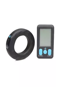 Zeus Electrosex E-Stim Pro Silicone Cock Ring Vibe with Remote