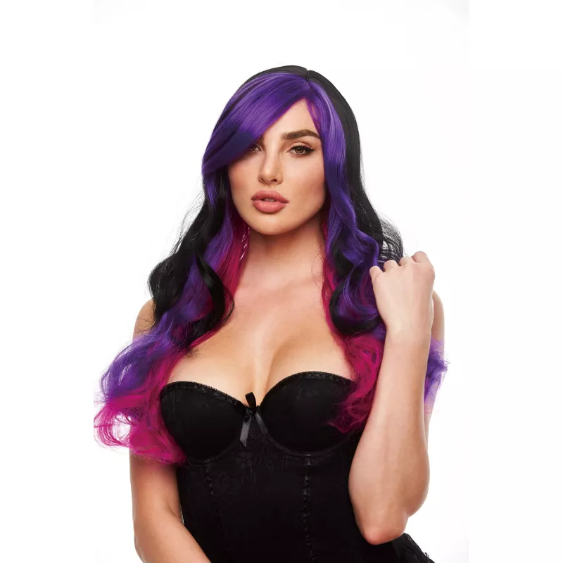 Pleasure Wigs Brandi Black & Purple EROPARTNER