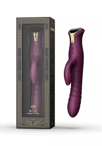 Zalo Mose Thrusting Rabbit Vibrator Purple