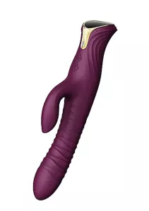 Zalo Mose Thrusting Rabbit Vibrator Purple