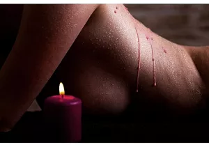 Ouch! Wax Play Candle Rose Scented