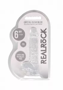 RealRock Crystal Clear 15cm SHOTS TOYS