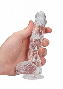 RealRock Crystal Clear 15cm SHOTS TOYS