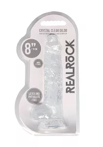 RealRock Crystal Clear 19cm SHOTS TOYS