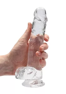 RealRock Crystal Clear 19cm SHOTS TOYS