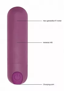 Shots Be Good Tonight 10 Speed Rechargeable Bullet Purple SHOTS TOYS